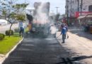 Avenida Monte Castelo recebe recapeamento