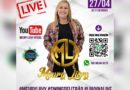 Live de Meury Liivy é nesta segunda (27) às 21 hs pelo YouTube