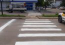 AMT revitaliza faixas de pedestres