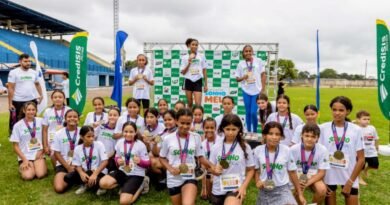 Esporte, lazer e integração marcam corrida realizada pela CDL e Fundação JiCred com alunos do projeto Sonho Meu