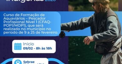 Curso da Marinha do Brasil para Pescadores e Povos indígenas no SEBRAE de Ji-Paraná