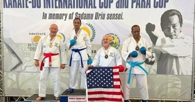 Sensei Agnaldo Souza é Bicampeão Mundial de Karate Shotokan JKS ao conquistar dois Ouros em Vitória (ES)