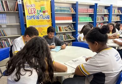 Projeto de Leitura Ler e Compartilhar realiza encontro e incentiva o aprendizado de alunos em Ji-Paraná